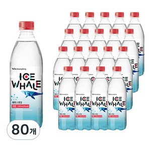 광동제약 아이스웨일 자몽 탄산음료, 500ml, 80개