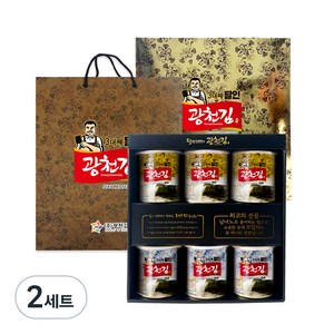 광천김 3대째 달인 캔김 선물세트 12호, 2세트