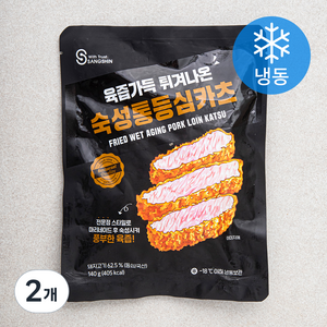 상신 육즙가득 튀겨나온 숙성 통등심 카츠 (냉동), 140g, 2개