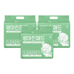 영마진 강아지 배변패드 베이직 50g, 50개입, 3개