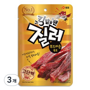 샘표 질러 부드러운 육포, 90g, 3개