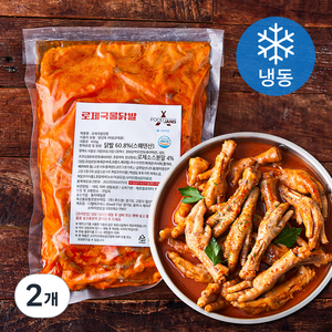 푸드장 로제국물닭발 (냉동), 650g, 2개