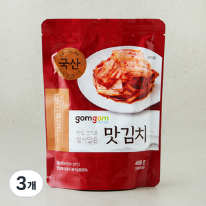 곰곰 맛김치, 400g, 3개