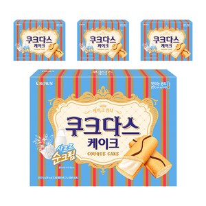 쿠크다스 케이크, 154g, 4개