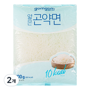 곰곰 얇은 곤약면, 800g, 2개