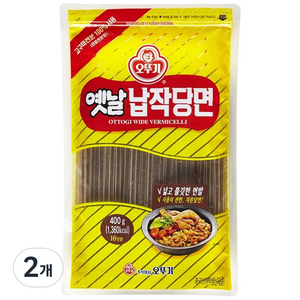 오뚜기옛날 납작당면, 400g, 2개