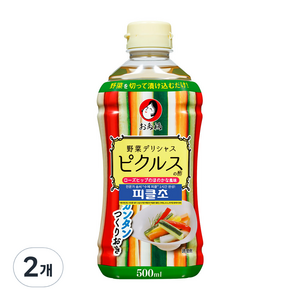 오타후쿠 피클초, 500ml, 2개