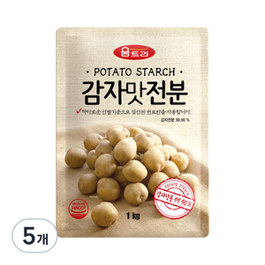 움트리 감자맛전분, 1kg, 5개