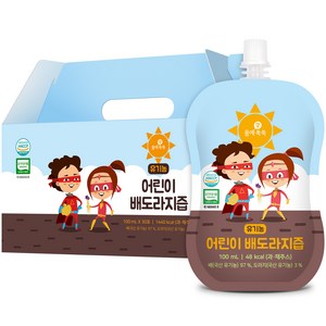 몸애쏙쏙 유기농 어린이 배도라지즙, 혼합맛(배/도라지), 100ml, 1개