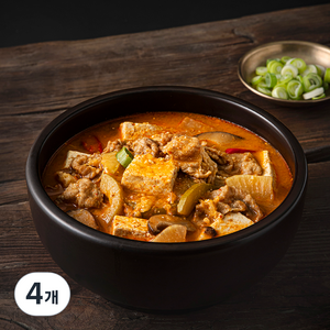 신세계푸드 호텔컬렉션 에센셜 우차돌 된장찌개 냉장, 450g, 4개