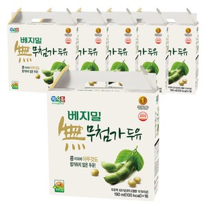 베지밀 무첨가 두유, 190ml, 96개