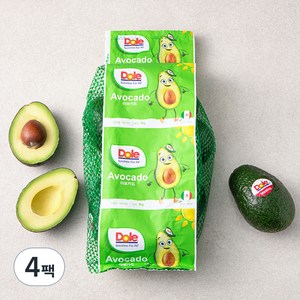 Dole 아보카도, 1kg, 4팩