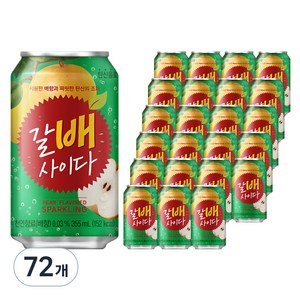 갈배사이다, 355ml, 72개