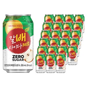 갈아만든배 갈배사이다 제로, 355ml, 24개