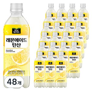 미닛메이드 레몬에이드 탄산, 500ml, 48개