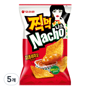 오리온 찍먹 나쵸 치폴레마요소스맛, 5개, 84g