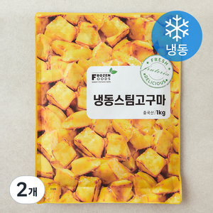 이안 스팀고구마 (냉동), 2개, 1kg