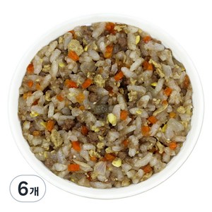 짱죽 실온이유식 한우콩나물야콘밥 완료기, 혼합맛(한우/콩나물), 160g, 6개