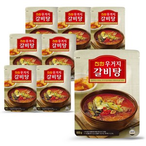 진한식품 진한 우거지 갈비탕, 600g, 8개