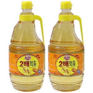 오뚜기 2배 양조식초, 1.8L, 2개