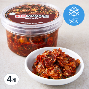 도들샘 매콤꼬막무침 (냉동), 150g, 4개