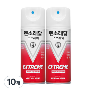 멘소래담 익스트림 핫 스프레이파스 에스 180ml, 1개입, 10개