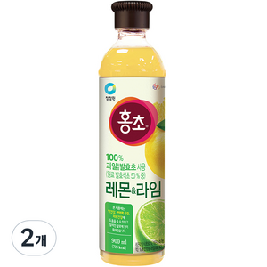 홍초 레몬&라임 음용식초, 900ml, 2개