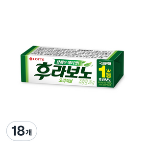 롯데웰푸드 후라보노 오리지날 9p, 26g, 18개