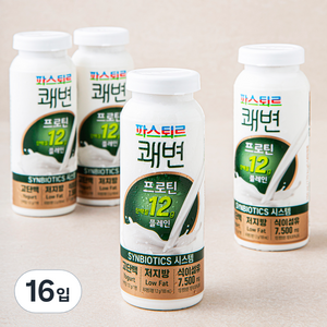 파스퇴르 쾌변 요구르트 프로틴 플레인, 150ml, 16입