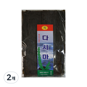 백송식품 완도 다시마, 500g, 2개