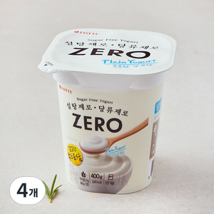 제로 플레인 요거트, 400g, 4개