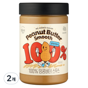 복음자리 땅콩버터 스무스, 280g, 2개