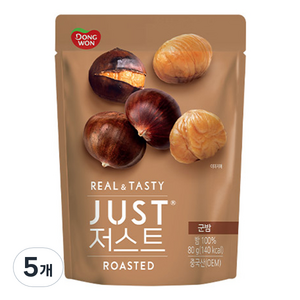 동원 저스트 군밤, 80g, 5개