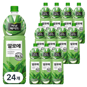 미닛메이드 알로에 주스, 24개, 1.5L