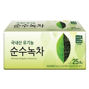 녹차원 국내산 유기농 순수녹차, 1.2g, 25개입, 1개