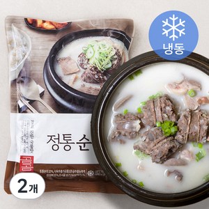 곰곰 정통 순대국(냉동), 600g, 2개