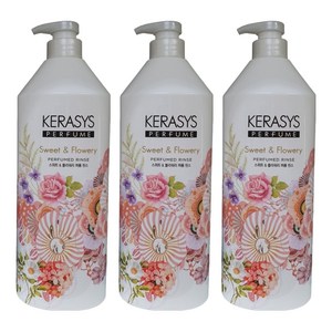 케라시스 스위트 앤 플라워리 퍼퓸 린스, 1L, 3개