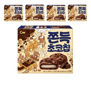 청우식품 쫀득초코칩, 240g, 5개