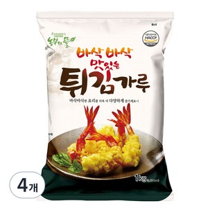 농부의뜰 튀김가루, 1kg, 4개