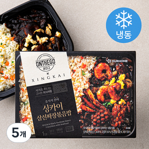 아워홈 온더고 싱카이 삼선짜장볶음밥 (냉동), 300g, 5개