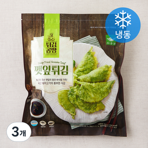 튀김공방 사옹원 깻잎튀김 (냉동), 300g, 3개