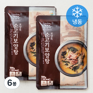 보양옥 소고기 보양탕 (냉동), 500g, 6봉