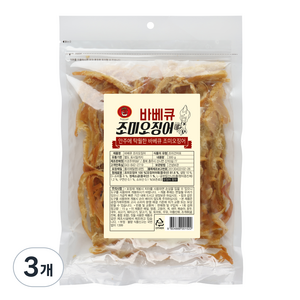 코주부 바베큐 조미오징어, 300g, 3개