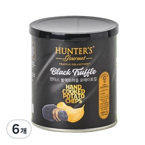 헌터스 블랙트러플 포테이토칩, 40g, 6개