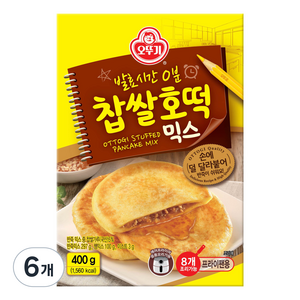 오뚜기 찹쌀호떡 믹스, 400g, 6개