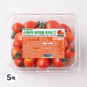 스테비아 대추방울토마토, 450g, 5팩