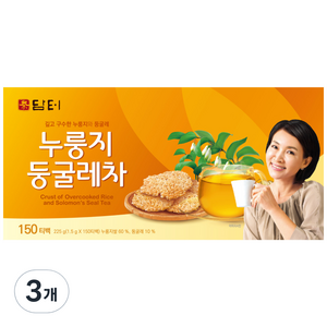 담터 누룽지 둥굴레차, 1.5g, 150개입, 3개