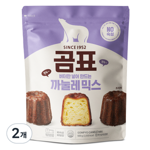 곰표 까눌레 믹스, 500g, 2개