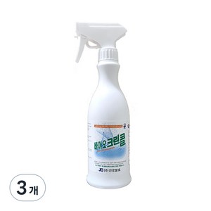 진로발효 바이오 크린콜 살균소독제, 450ml, 3개