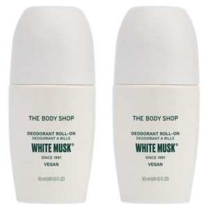 더바디샵 롤온 화이트머스크 데오드란트, 50ml, 2개